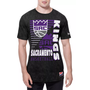 New Era New Era Men's Sacramento Kings Black Throwback Washed T-Shirt, Medium - $41.99 at DICK'S Sporting Goods