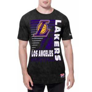 New Era New Era Men's Los Angeles Lakers Black Throwback Washed T-Shirt, XL - $13.97 at DICK'S Sporting Goods