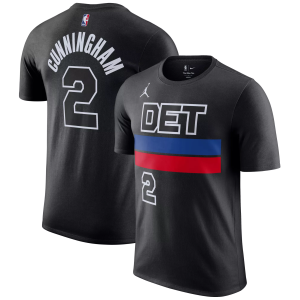 Jordan Jordan Men's Detroit Pistons Cade Cunningham #2 Black Statement T-Shirt, Medium, Blue - $20.00 at DICK'S Sporting Goods