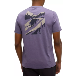 tentree Men's Slack Country T-Shirt, Medium, Smokey Violet/Silver Ln