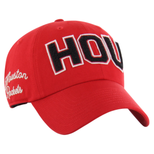 '47 Women's Houston Rockets Red Zoey Clean Up Adjustable Hat