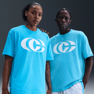 Nike Caitlin Clark Basketball T-Shirt, Women's, Medium, Baltic Blue