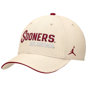 Jordan Jordan Adult Oklahoma Sooners Natural Rise Primetime Swooshflex Cap, Men's, Small/Medium, Tan - $40.00 at DICK'S Sporting Goods