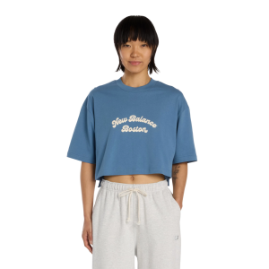 New Balance New Balance Women's Boston Heritage T-Shirt, Medium, Blue - $50.00 at DICK'S Sporting Goods