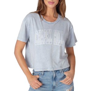 Chicka-D chicka-d Women's Chapel Hill Blue College Arch Crop T-Shirt, Small - $40.00 at DICK'S Sporting Goods
