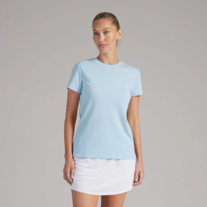 Puma PUMA Women's Charlotte Modalon Performance Golf T-Shirt, Large, Spring Blue - $24.00 at DICK'S Sporting Goods