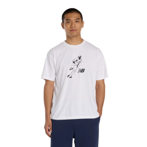 New Balance Men's Shohei Ohtani Signature Always On Graphic T-Shirt, Large, White