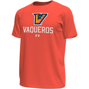 Under Armour Men's Texas-Rio Grande Valley Vaqueros Dark Orange Tech Stretch Sideline T-Shirt, Large