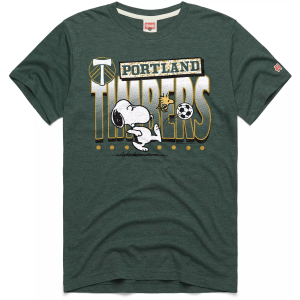 Homage HOMAGE Adult Portland Timbers Green Home Peanuts Graphic T-Shirt, Men's, Medium - $40.00 at DICK'S Sporting Goods