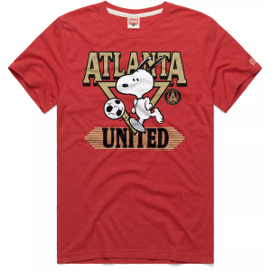 Homage HOMAGE Adult Atlanta United Red Home Peanuts Graphic T-Shirt, Men's, XL - $40.00 at DICK'S Sporting Goods