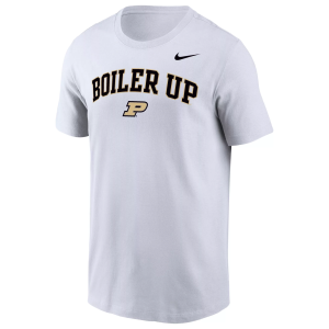 Nike Men's Purdue Boilermakers White Legend Logo T-Shirt, XXL