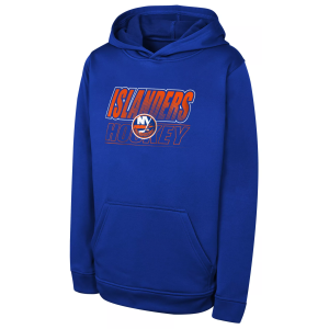 NHL Youth New York Islanders Blue Fleece Pullover Hoodie, Large