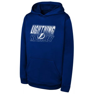 NHL Youth Tampa Bay Lightning Blue Fleece Pullover Hoodie, Small