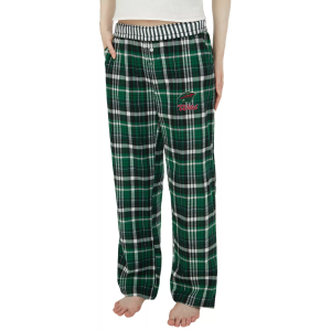 Concepts Sport Women's Minnesota Wild Green Laney Flannel Sleep Pants, Large