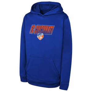 MLS Youth FC Cincinnati Blue Pullover Hoodie, Small