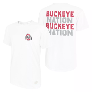 Retro Brand Retro Brand Men's Ohio State Buckeyes White Vintage T-Shirt, Large - $39.99 at DICK'S Sporting Goods