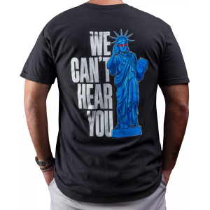 SWAG Men's We Can't Hear You Golf T-Shirt, Large, Black
