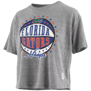 Pressbox Women's Florida Gators Medium Heather Gray T-Shirt, Small