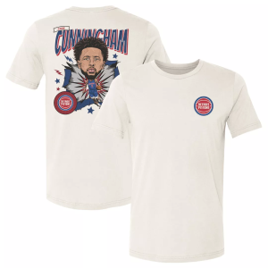 500 Level 500 LEVEL Men's Detroit Pistons Cade Cunningham #2 Off-White Caricature T-Shirt, Large - $19.99 at DICK'S Sporting Goods