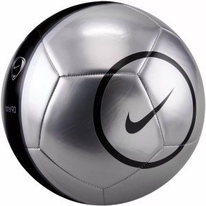 Nike Academy Total 90 Soccer Ball, Kids, Size 4, Metallic Silver/black/black