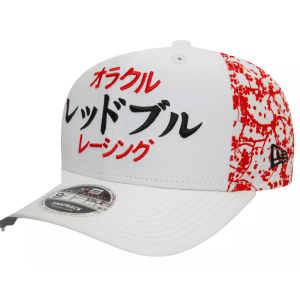 New Era Adult Red Bull Racing White Japan Team 9Fifty Adjustable Hat, Men's, Small/Medium