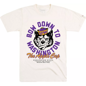 Homefield Homefield Men's Washington Huskies Natural Bow Down Apple Cup Rivalry T-Shirt, Large, Tan - $38.00 at DICK'S Sporting Goods