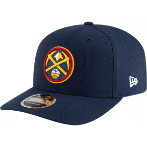 New Era Adult Denver Nuggets Navy Logo 9Seventy Adjustable Stretch-Snap Hat, Men's, Blue