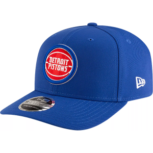 New Era Adult Detroit Pistons Blue Logo 9Seventy Adjustable Stretch-Snap Hat, Men's, Multi