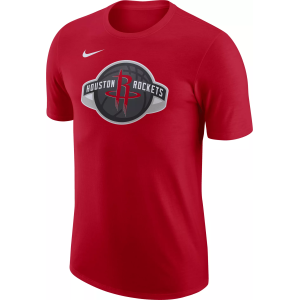 Nike Men's Houston Rockets Red Essential Logo T-Shirt, Medium