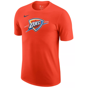 Nike Adult Oklahoma City Thunder Essential Logo T-Shirt, Men's, Medium, Orange