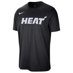 Nike Men's Miami Heat Black Wordmark T-Shirt, Small