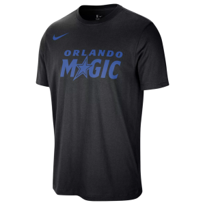 Nike Men's Orlando Magic Black Wordmark T-Shirt, Small