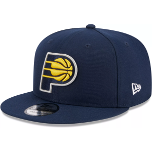 New Era Adult Indiana Pacers Blue 9Fifty Adjustable Hat, Men's