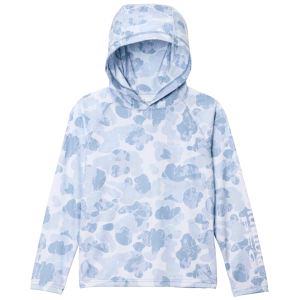 Columbia Boys' PFG Super Terminal Tackle Hoodie, XL, Dark Mirage Deltawoods