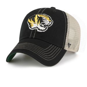 '47 Men's Missouri Tigers Black Trawler Clean Up Adjustable Hat