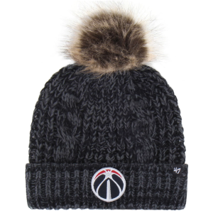 '47 Women's Washington Wizards Black Meeko Cuffed Knit Beanie