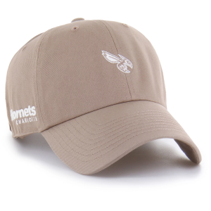'47 Adult Charlotte Hornets Brown Foundational Logo Clean Up Adjustable Hat, Men's