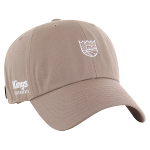 '47 Adult Sacramento Kings Brown Contemporary Basics Foundational Logo Clean Up Adjustable Hat, Men's