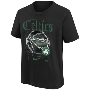 Nike Youth Boston Celtics Black Halloween M90 Graphic T-Shirt, Large