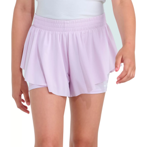 adidas Girls' Flowy Short, Small, Ice Lavender