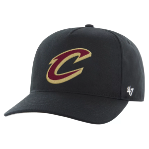'47 Adult Cleveland Cavaliers Black Logo Hitch Adjustable Hat, Men's