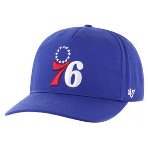 '47 Adult Philadelphia 76ers Blue Logo Hitch Adjustable Hat, Men's