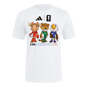 Adidas adidas Men's Mascot Short Sleeve T-Shirt, XXL, White - $18.97 at DICK'S Sporting Goods