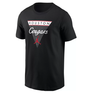 Jordan Men's Houston Cougars Black Sideline T-Shirt, Medium