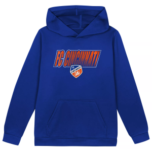 MLS Boys' FC Cincinnati Blue Pullover Hoodie, Size 4