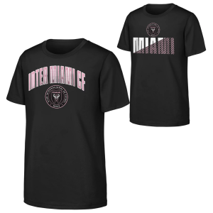 MLS Youth Inter Miami CF Black 2-Pack Never Quit T-Shirt, Small