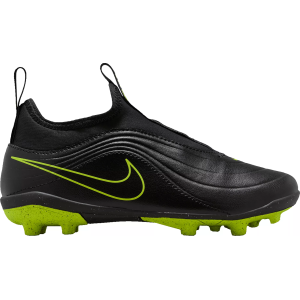 Nike Kids' Preschool Tiempo Maestro Club MG Soccer Cleats, Size 13, Black/Green