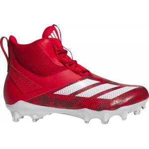 Adidas adidas adizero Chaos Mid Lineman Football Cleats, Size 10.5, Red/White - $30.97 at DICK'S Sporting Goods