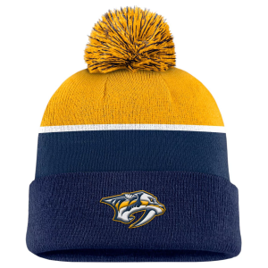 NHL Men's Nashville Predators Navy Cuffed Knit Beanie, Blue