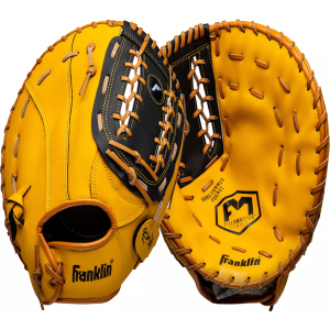 Franklin Franklin 12.5" Field Master Series First Base Mitt, Men's, Black/Tan - $32.99 at DICK'S Sporting Goods